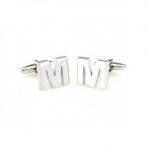 Silver Block M Cuff 1.JPG